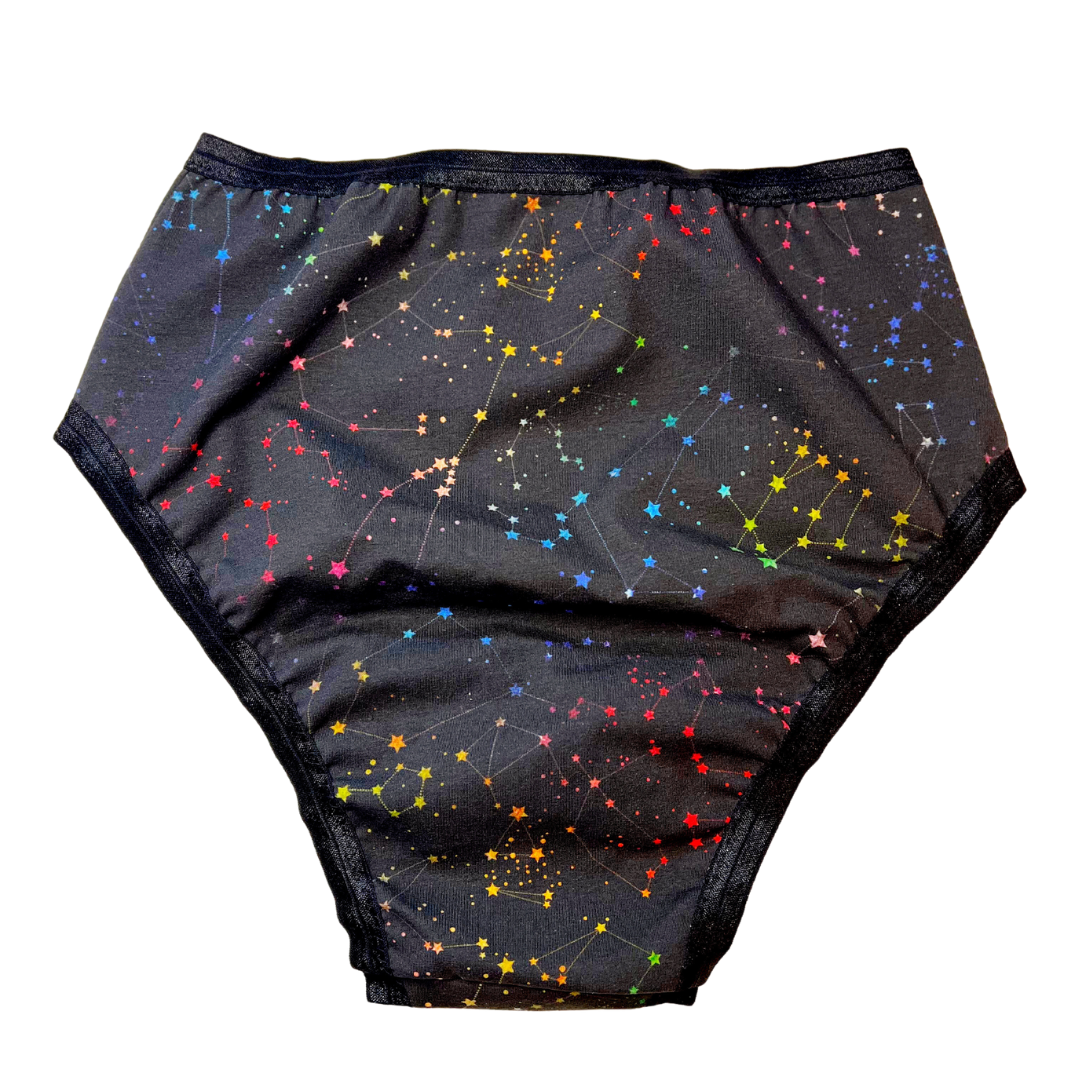 Celestial Rainbow High Rise Undies