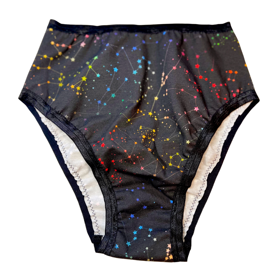 Celestial Rainbow High Rise Undies