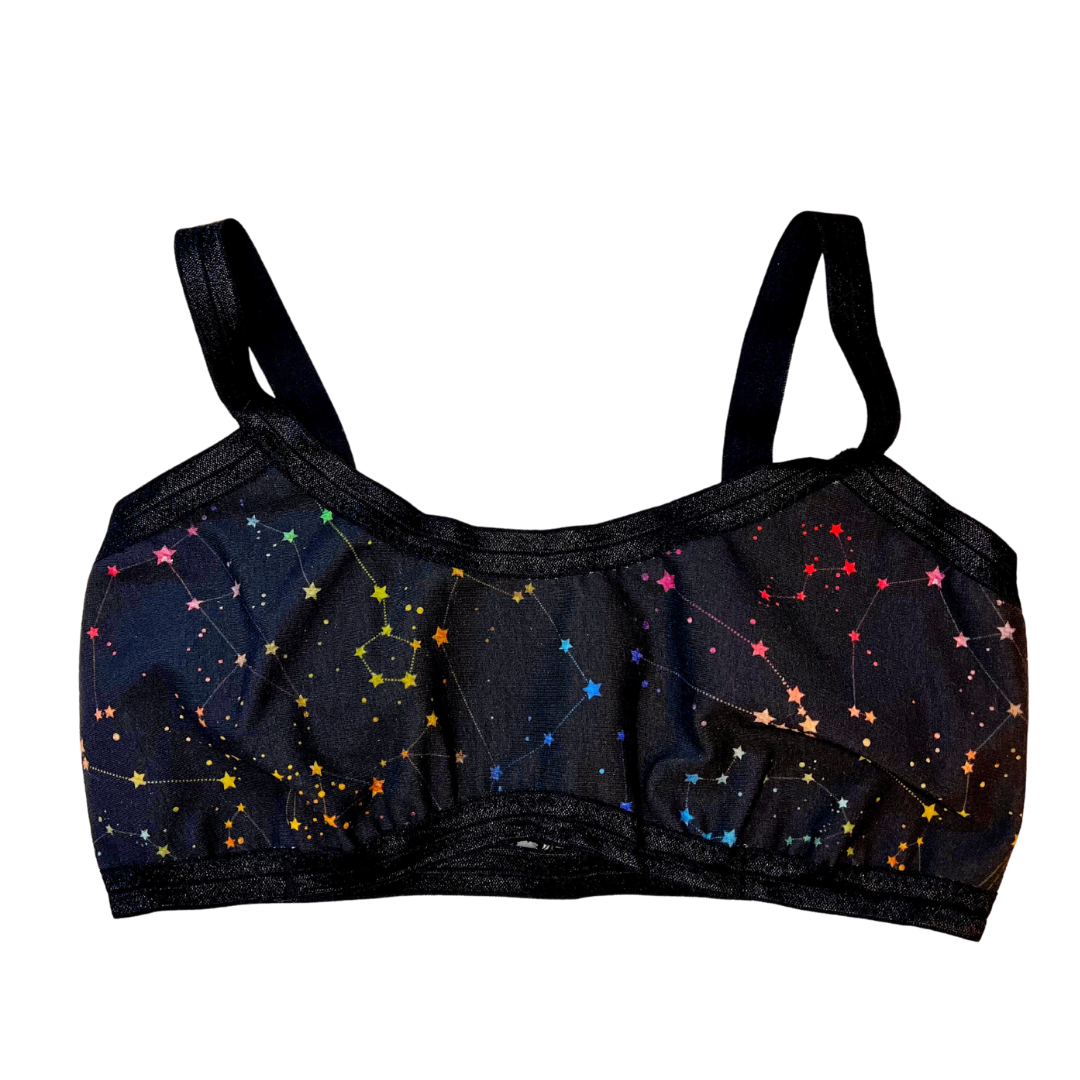 Celestial Rainbow Bandeau Bralette