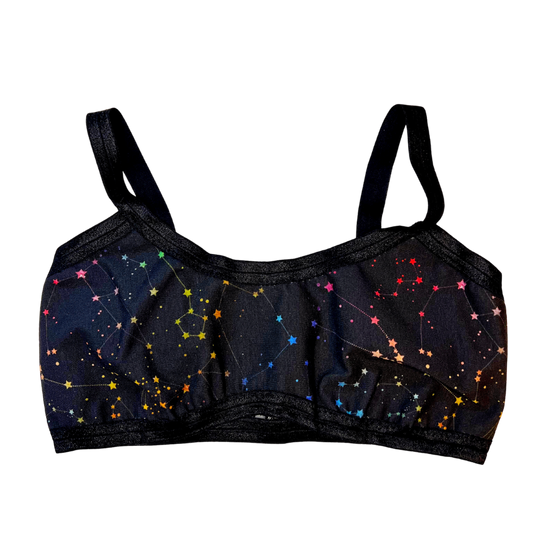 Celestial Rainbow Bandeau Bralette