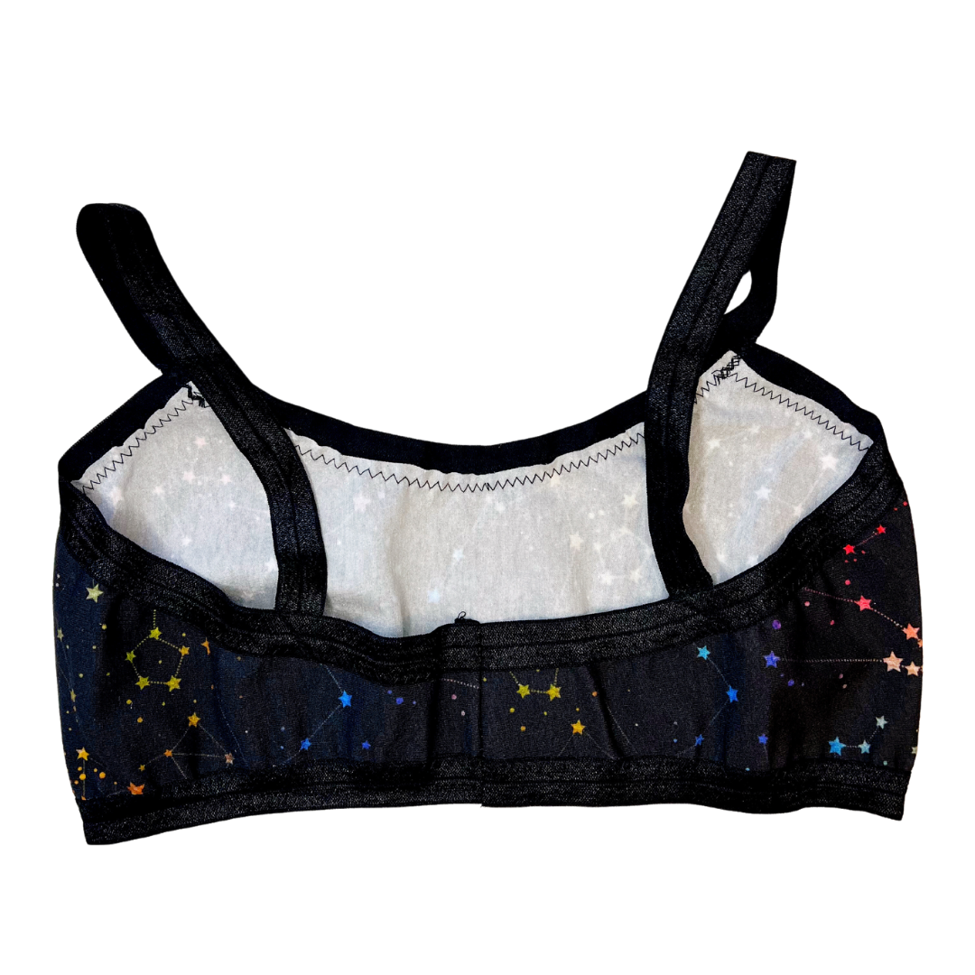 Celestial Rainbow Bandeau Bralette