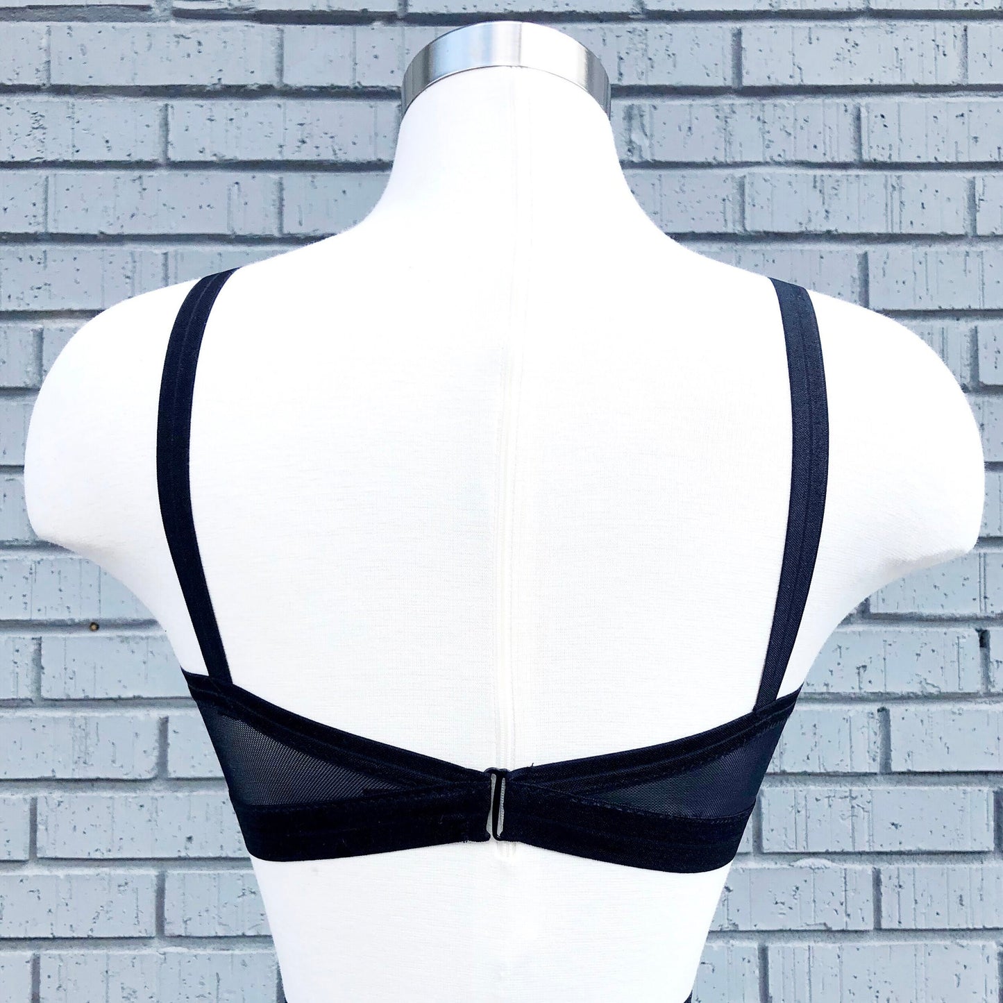 Black Cat Trapezoid Bralette