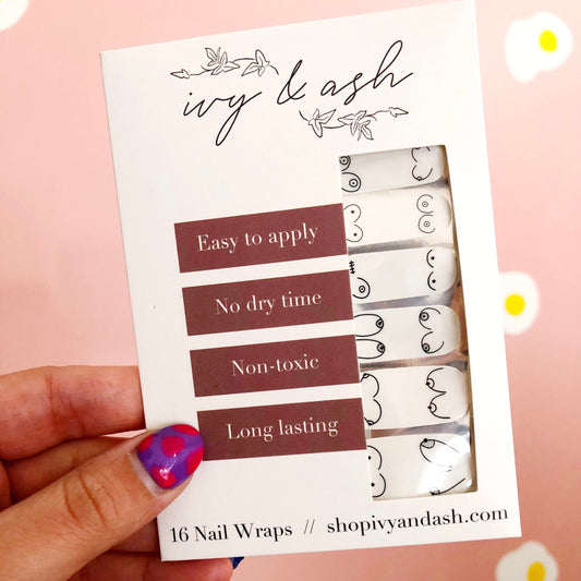 Boob Nail Wraps // Ivy & Ash