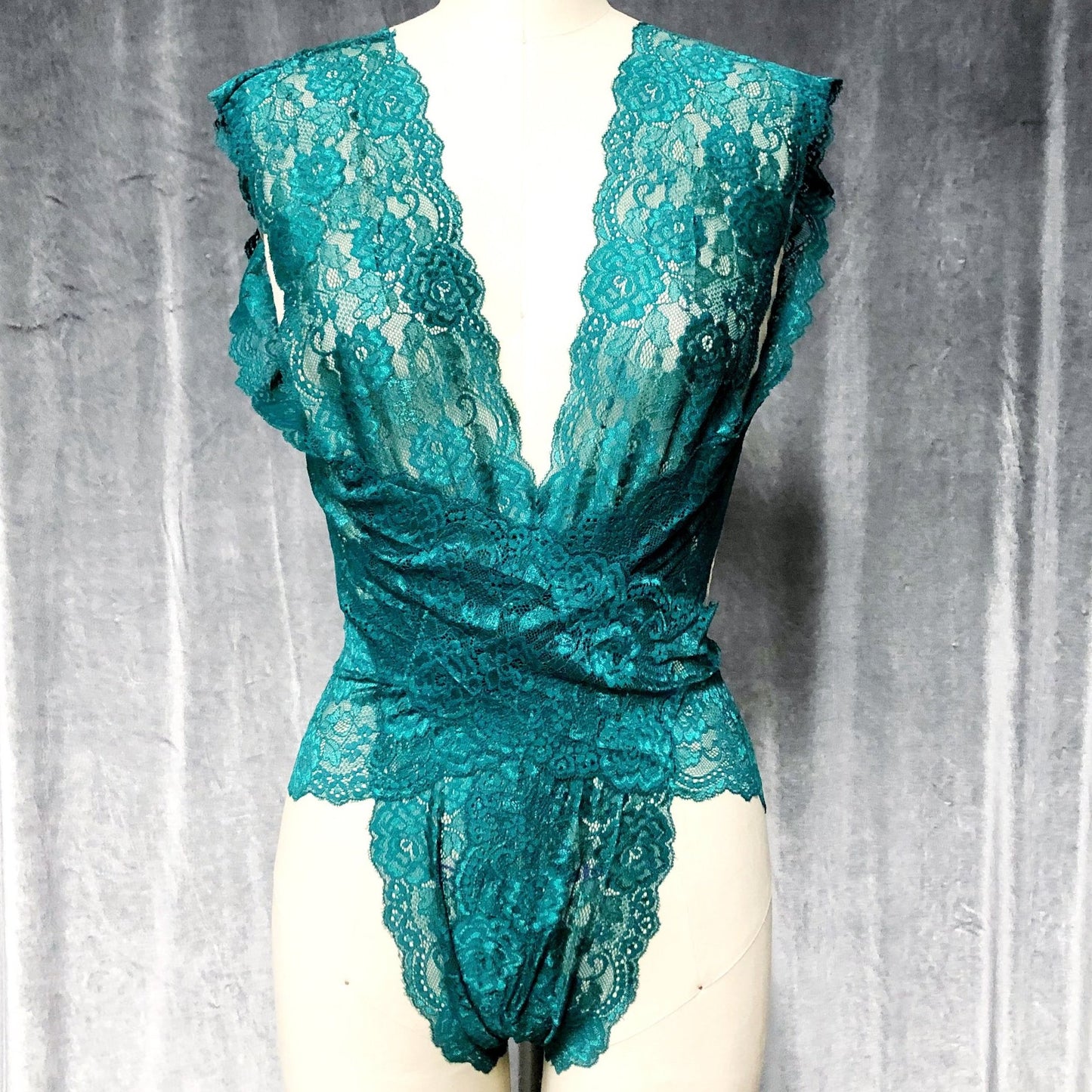 Green Lace Bodysuit