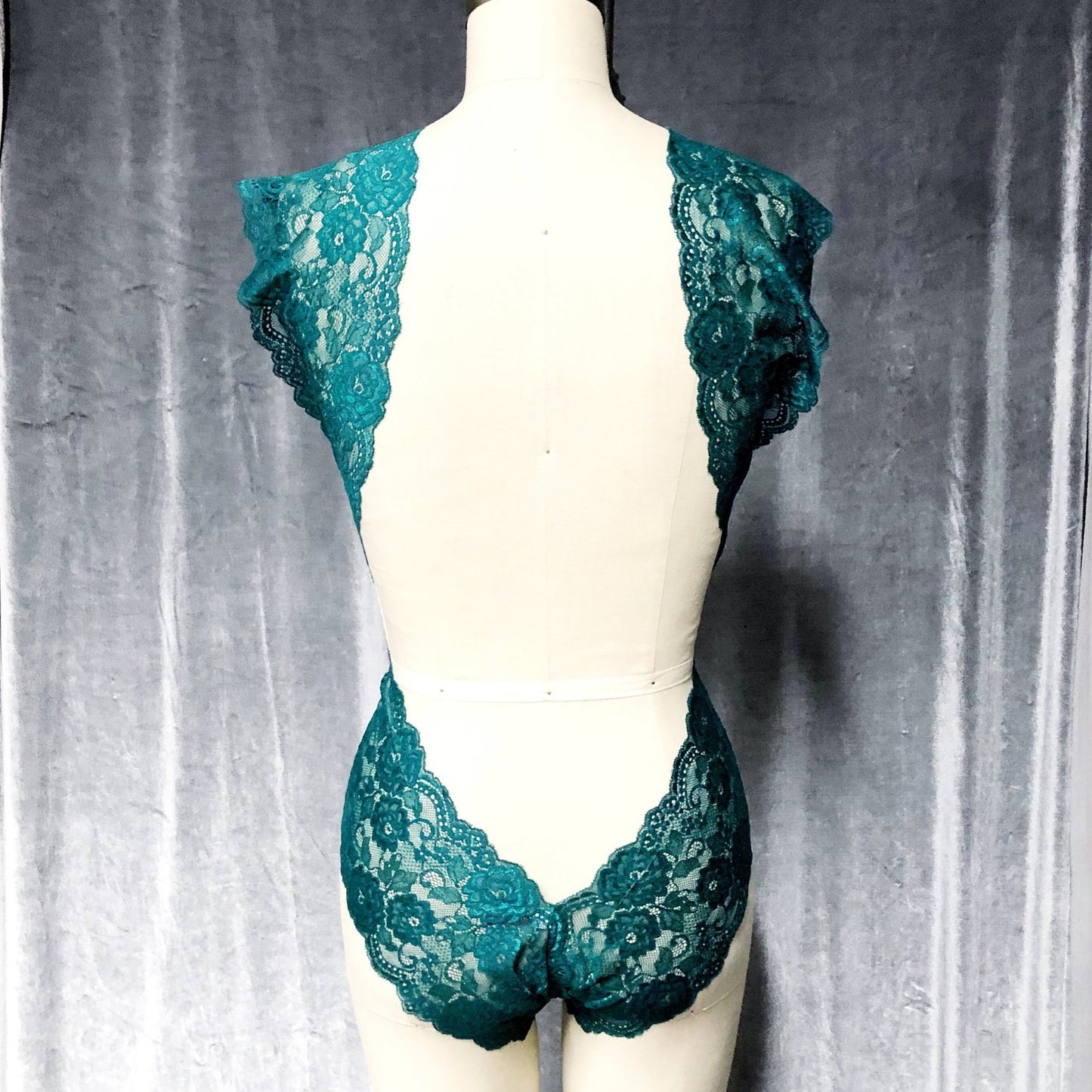 Green Lace Bodysuit