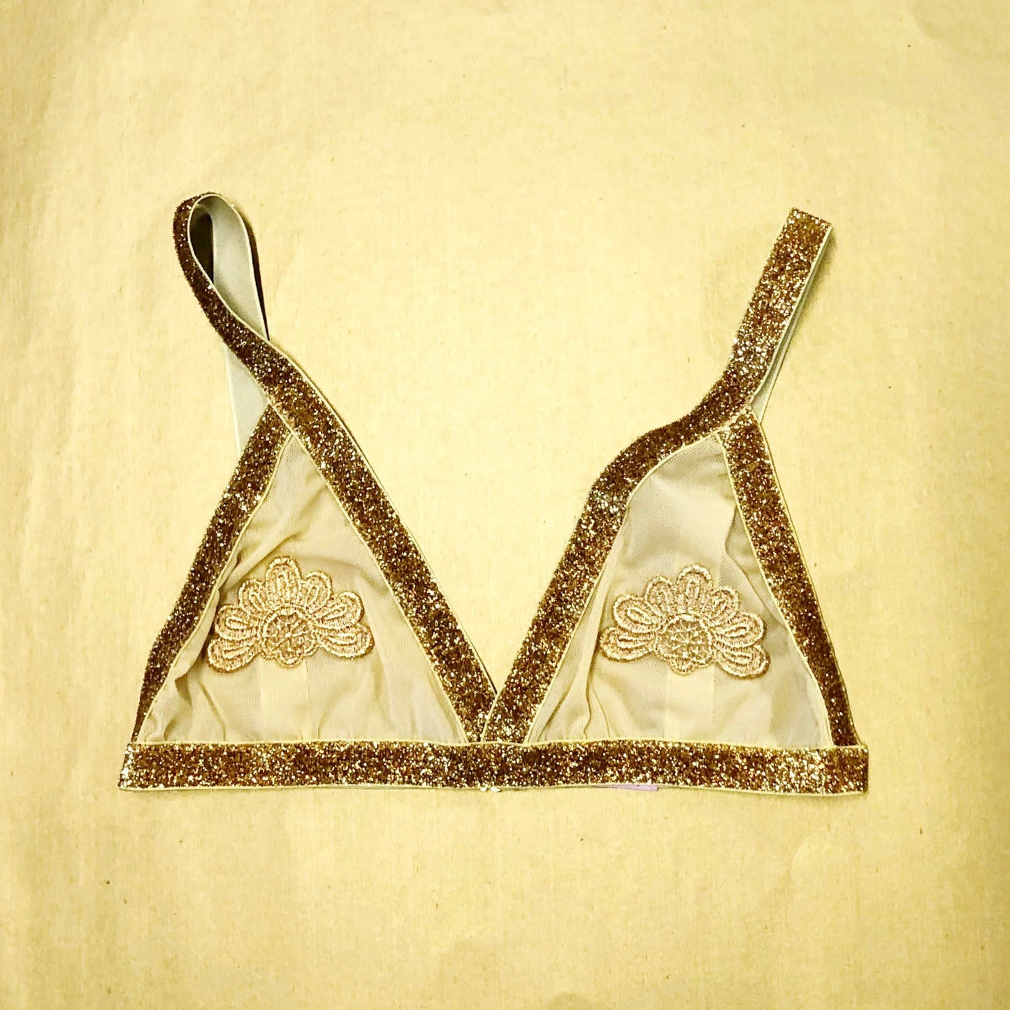 The Original Gold Triangle Bralette