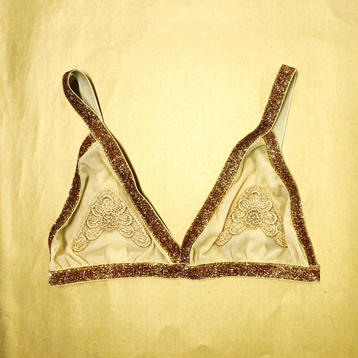 The Original Gold Triangle Bralette