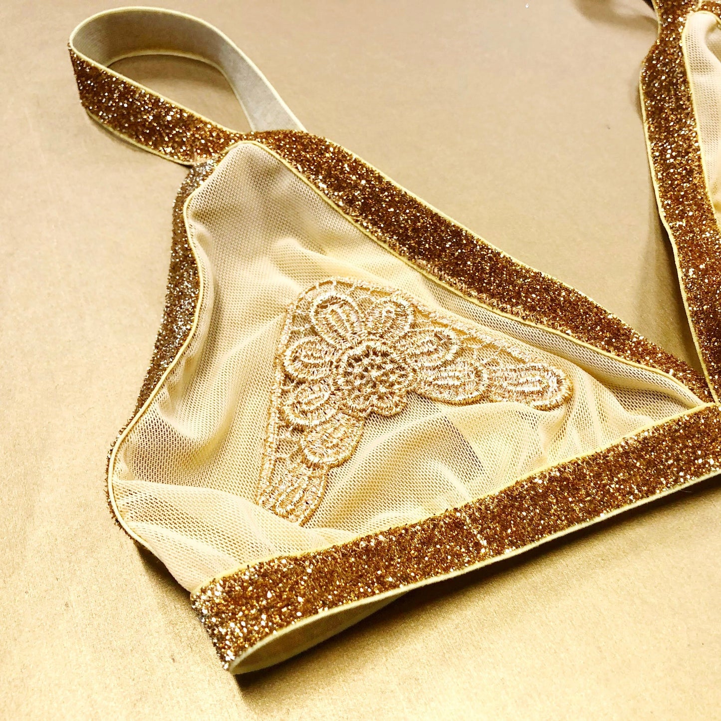 The Original Gold Triangle Bralette