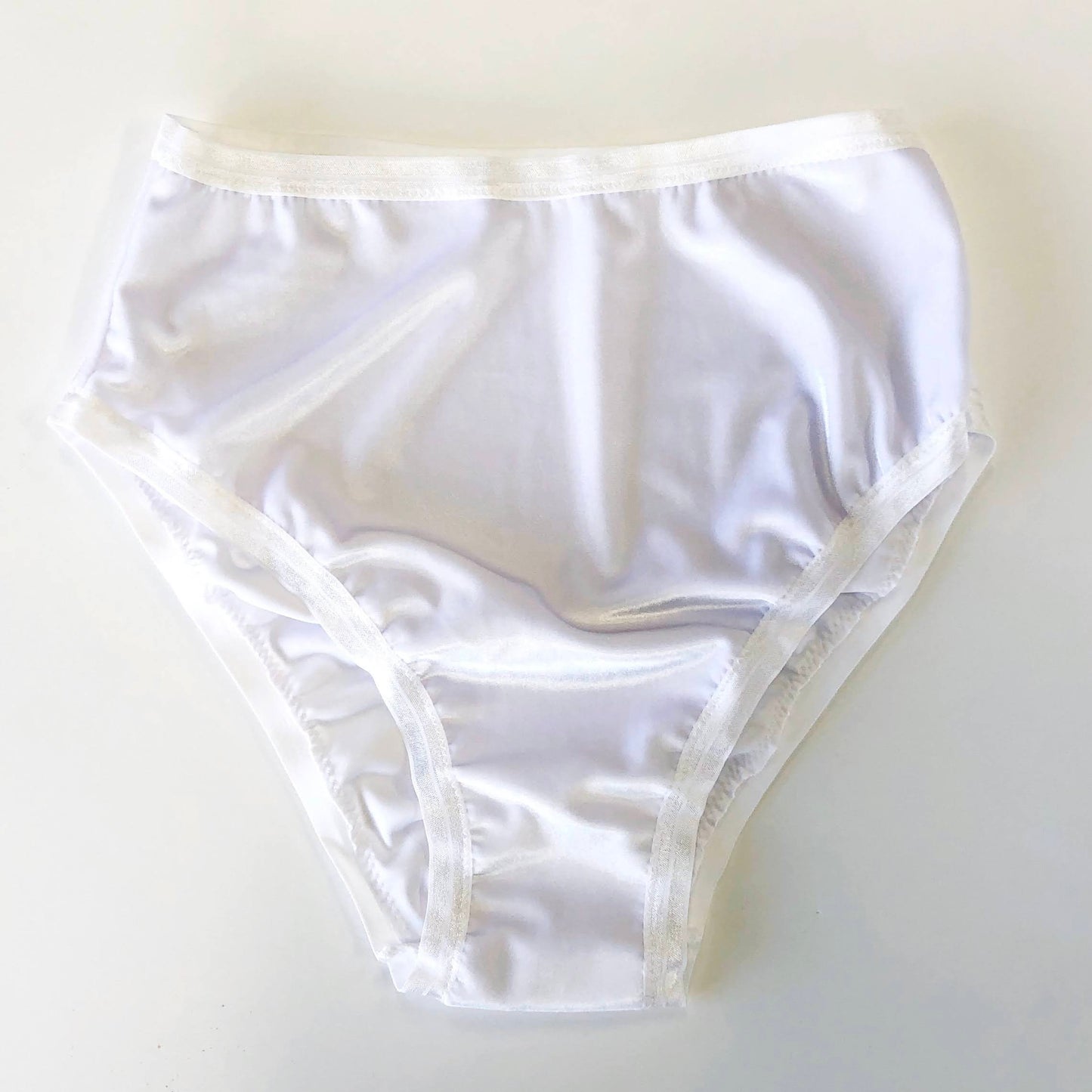 White Velvet High Rise Undies