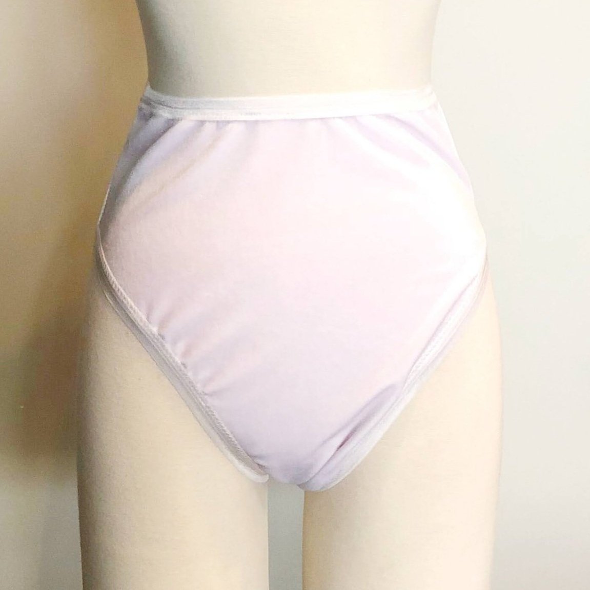 White Velvet High Rise Undies