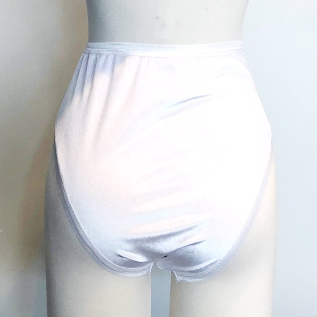 White Velvet High Rise Undies