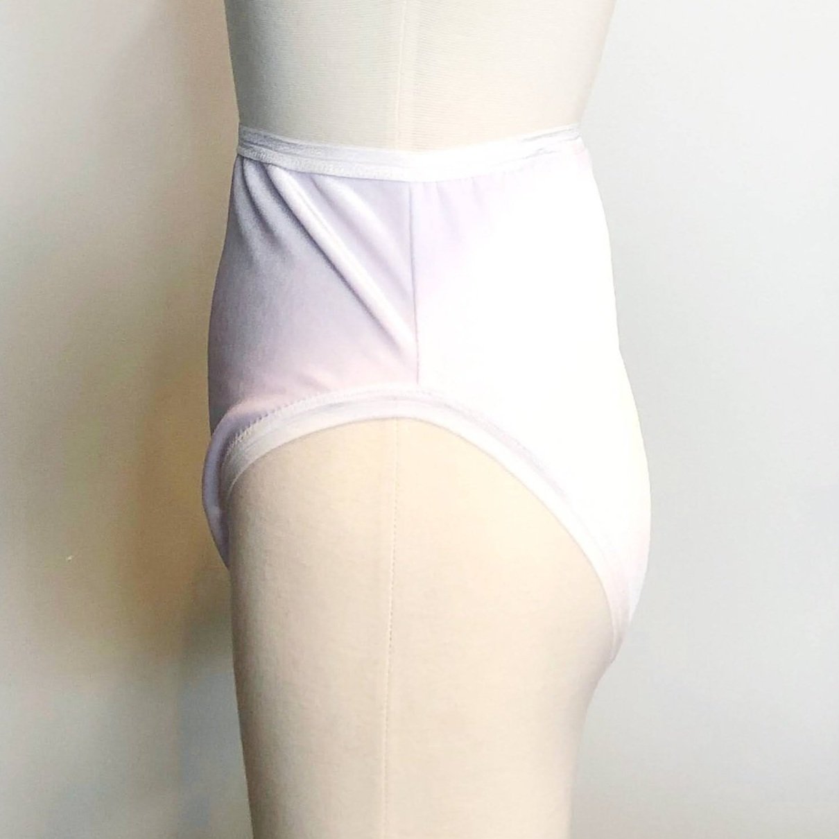 White Velvet High Rise Undies