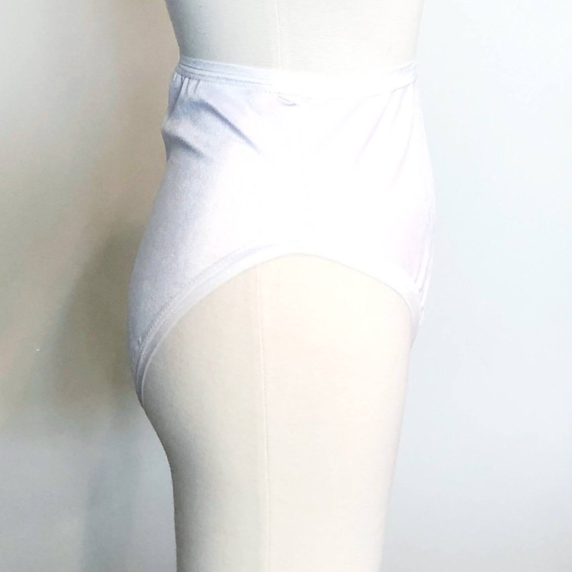 White Velvet High Rise Undies