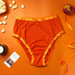 Orange Solid High Rise Undies