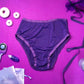 Purple Solid High Rise Undies