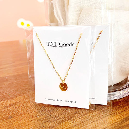 Boob Pendant Necklace // TNT Goods