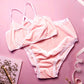 Pink Velvet Wrap Bralette