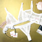 White Swiss Dot Triangle Bralette