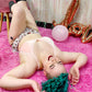 Pink Velvet Triangle Bralette