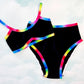 Black + Ombre Bandeau Bralette