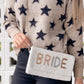 Bride Beaded Crossbody Clutch