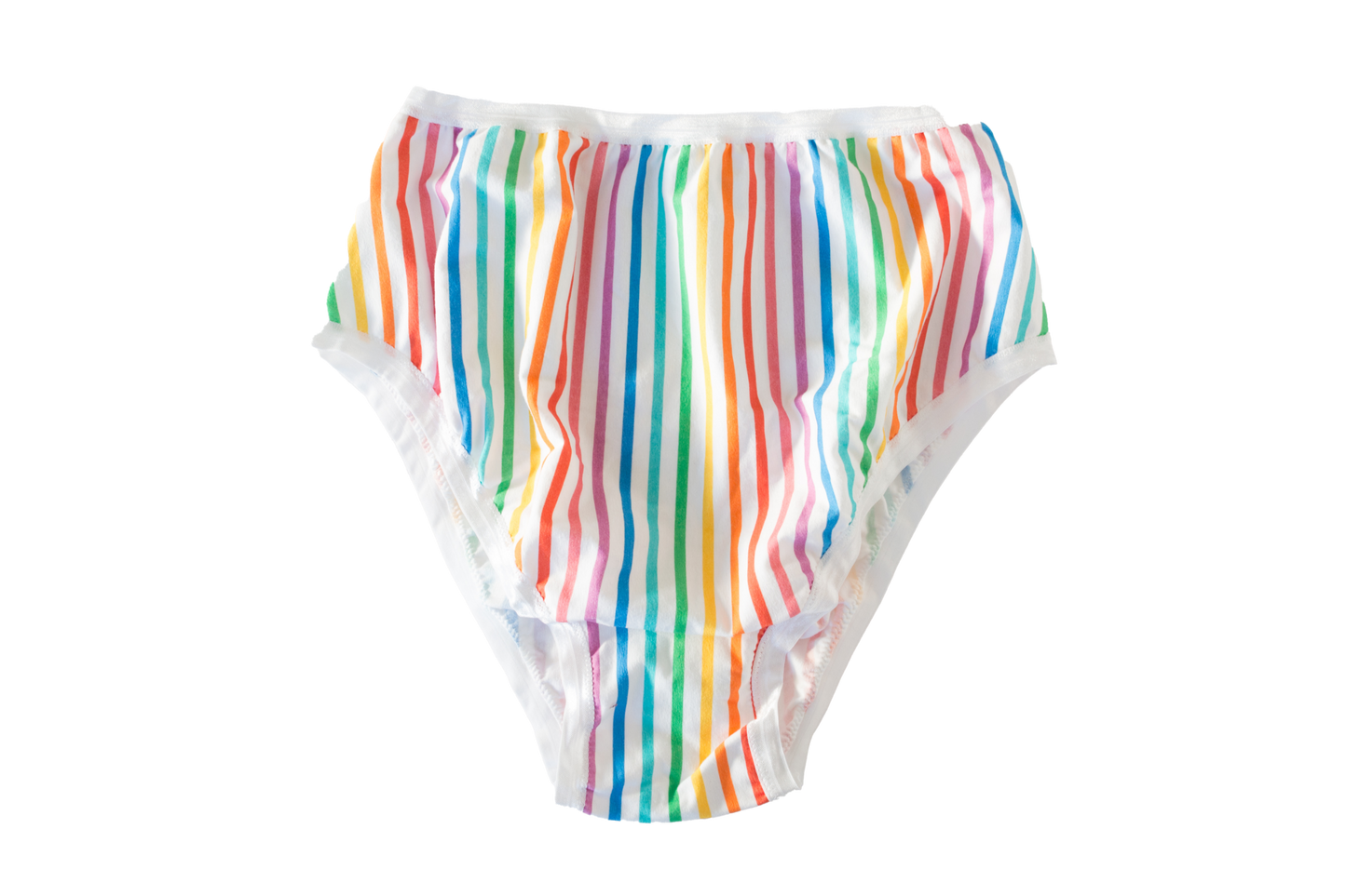 Rainbow Stripe High Rise Undies