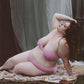 Pink Velvet Wrap Bralette