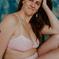 Pink Velvet Wrap Bralette