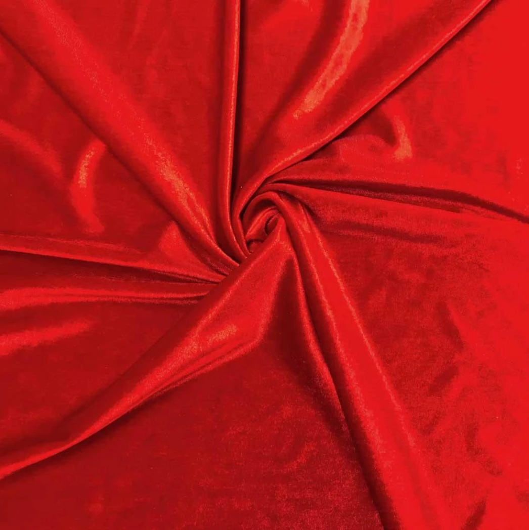 Red Velvet Wrap Bralette