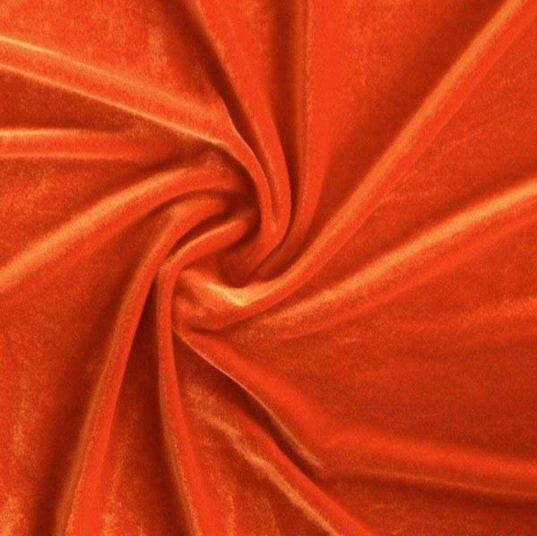 Orange Velvet High Rise Undies