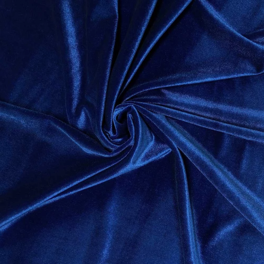 Blue Velvet Wrap Bralette