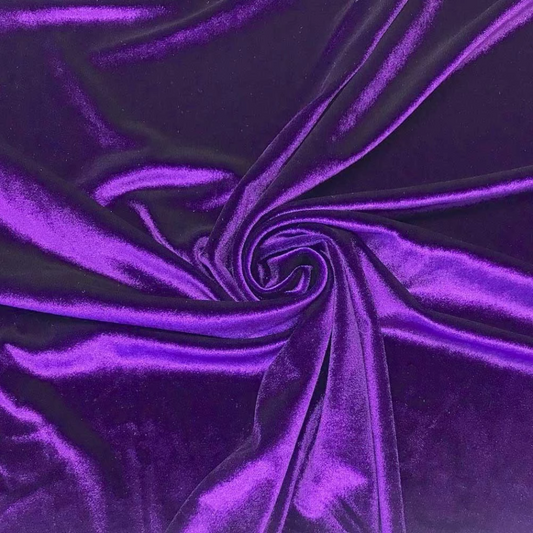 Purple Velvet Triangle Bralette