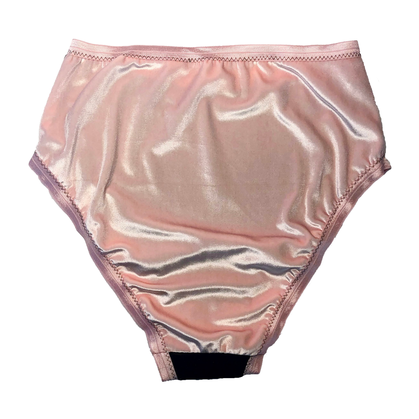 Brown + Pink Colorblock Velvet High Rise Undies