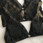 The Best Selling Black Cat Triangle Bralette