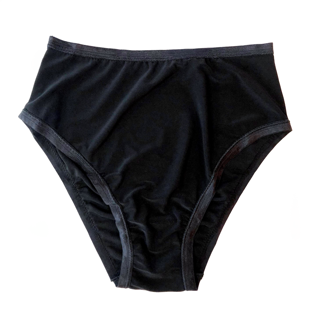 Black Solid High Rise Undies – Hey Mavens
