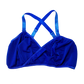 Blue Solid Lingerie Set