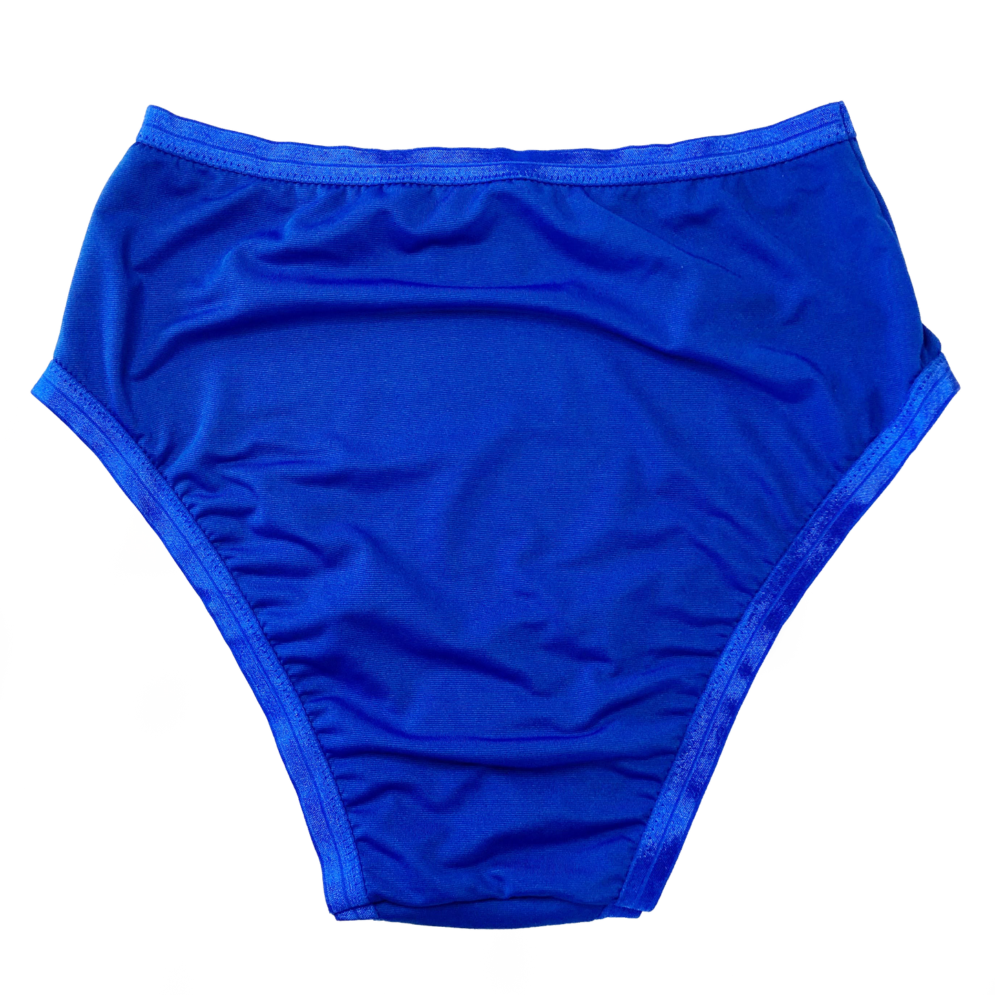 Blue Solid High Rise Undies