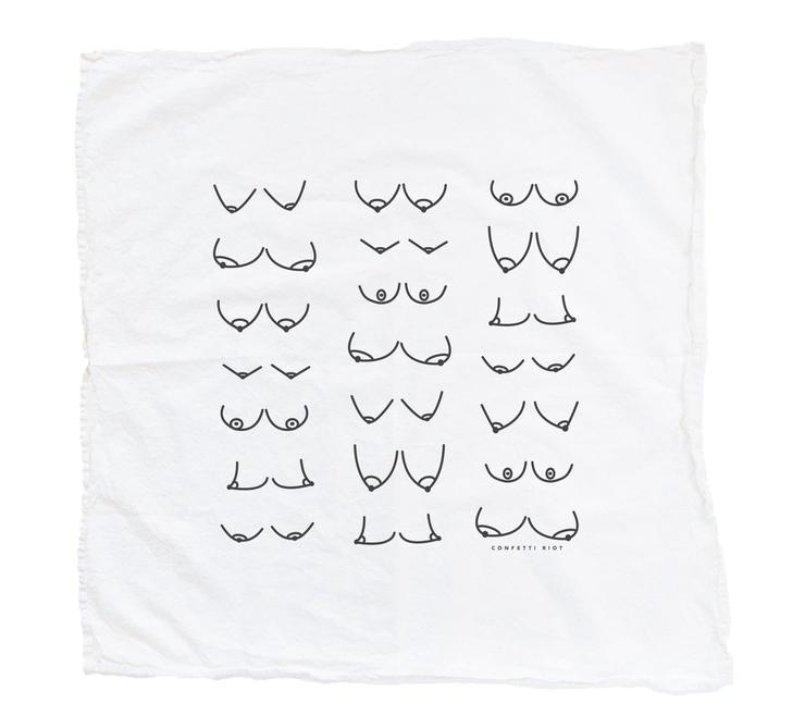 Titty Tea Towel