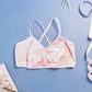 Pink Velvet Wrap Bralette