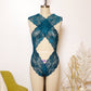 Green Lace Bodysuit