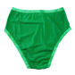 Green Solid High Rise Undies