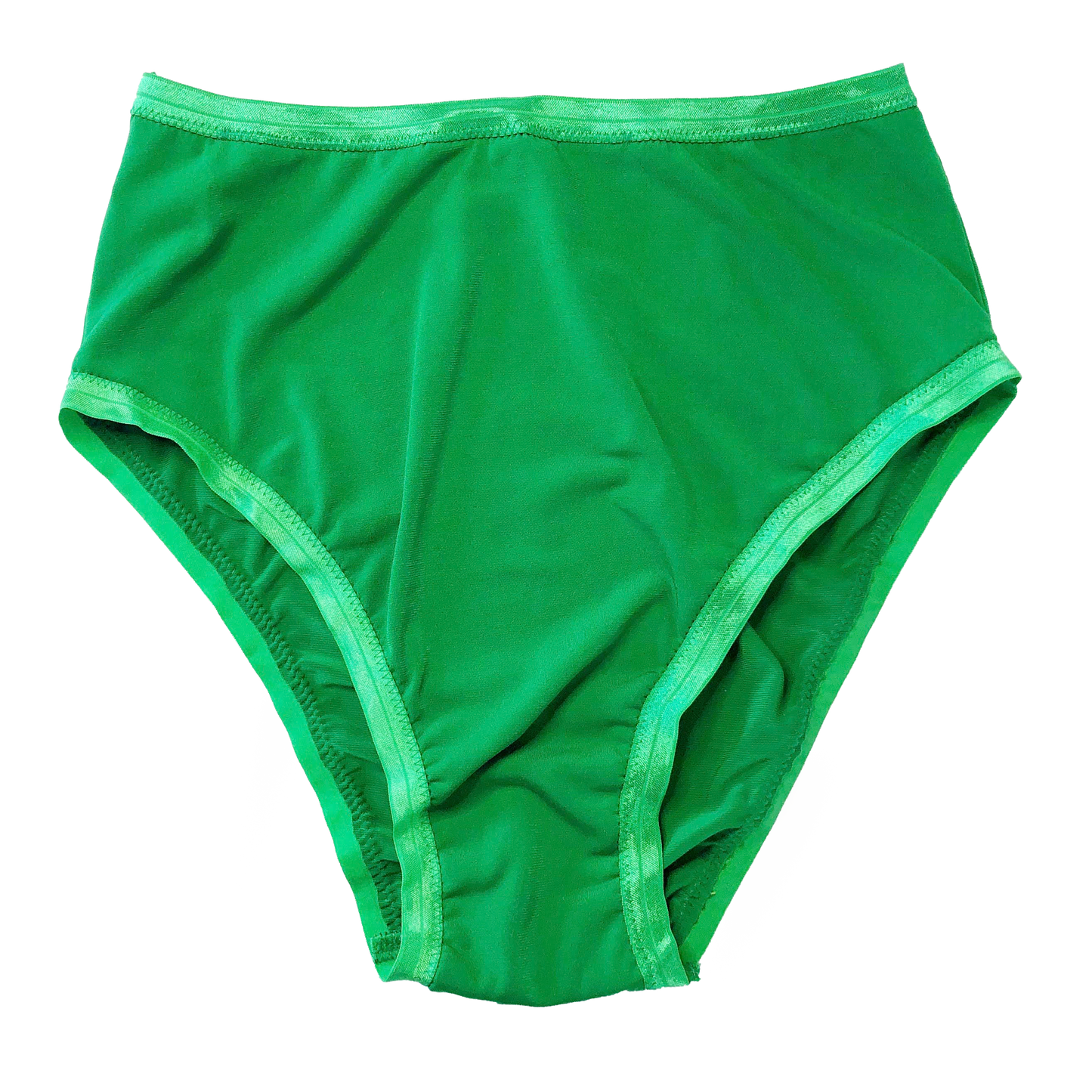 Green Solid High Rise Undies