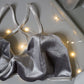 Silver Velvet Wrap Bralette