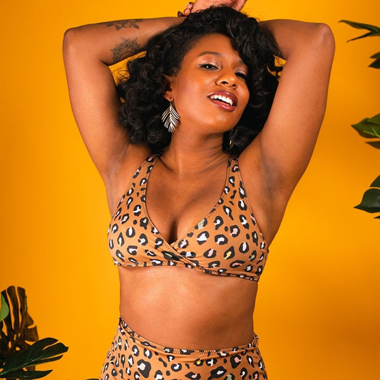 Leopard Bikini Top // Hella TL