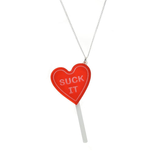 Suck It Lollipop Necklace