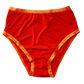 Orange Solid High Rise Undies