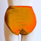 Orange Velvet High Rise Undies