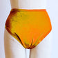 Orange Velvet High Rise Undies