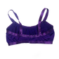 Purple Solid Bandeau Bralette