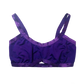 Purple Solid Bandeau Bralette